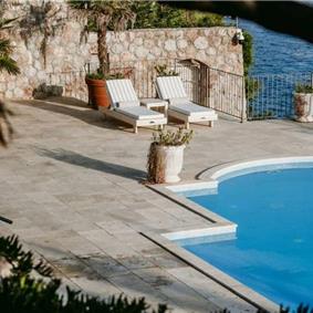 11 bedroom seafront villa with infinity pool near Budvar, sleeps 22